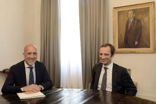 Il governatore Fedriga incontra il prefetto di Gorizia Marchesiello